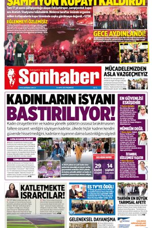26 MAYIS 2025 SONHABER GAZETESİ