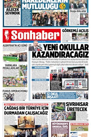 27 MAYIS 2025 SONHABER GAZETESİ