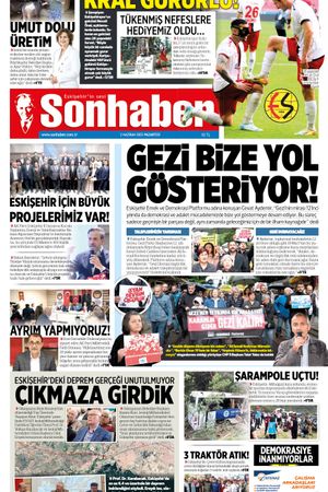 2 HAZİRAN 2025 SONHABER GAZETESİ