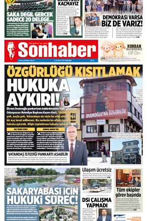 5 HAZİRAN 2025 SONHABER GAZETESİ