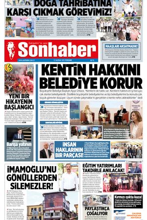 12 HAZİRAN 2025 SONHABER GAZETESİ