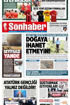 23 TEMMUZ 2025 SONHABER GAZETESİ