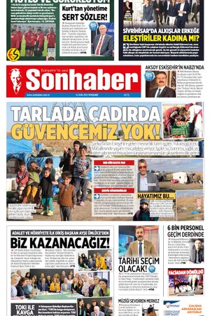16 EKİM 2025 SONHABER GAZETESİ