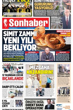 23 ARALIK 2025 SONHABER GAZETESİ