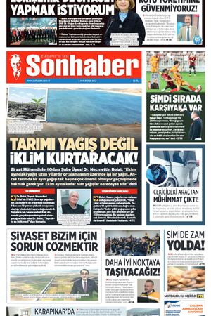 2 ARALIK 2025 SONHABER GAZETESİ