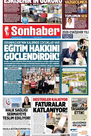 30 ARALIK 2025 SONHABER GAZETESİ