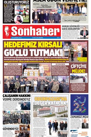 31 ARALIK 2025 SONHABER GAZETESİ