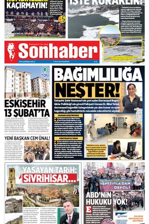 5 OCAK 2026 SONHABER GAZETESİ