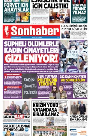 8 OCAK 2026 SONHABER GAZETESİ
