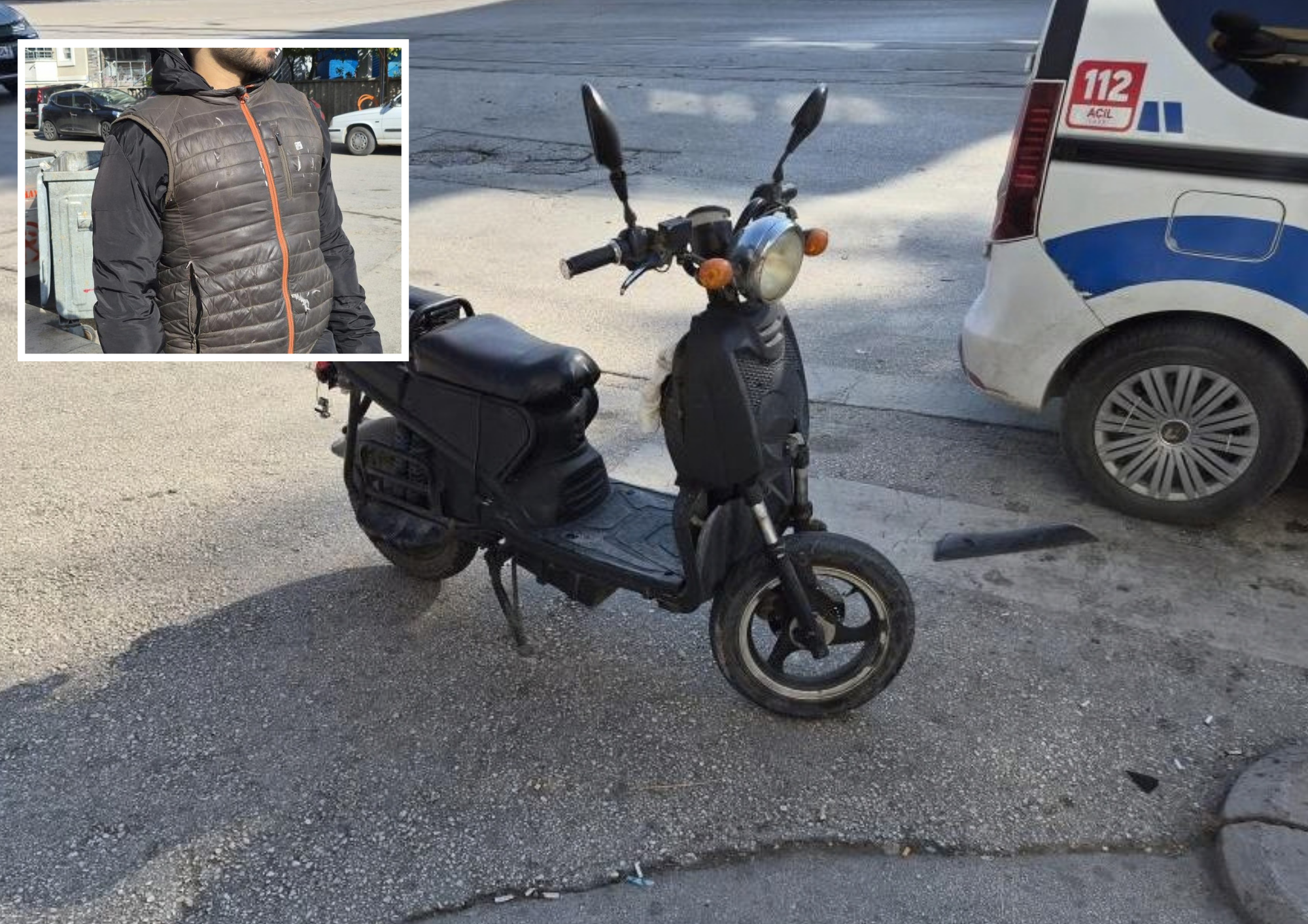 Eskişehir’de elektrikli bisiklete otomobil çarptı: Sürücü olay yerinden kaçtı