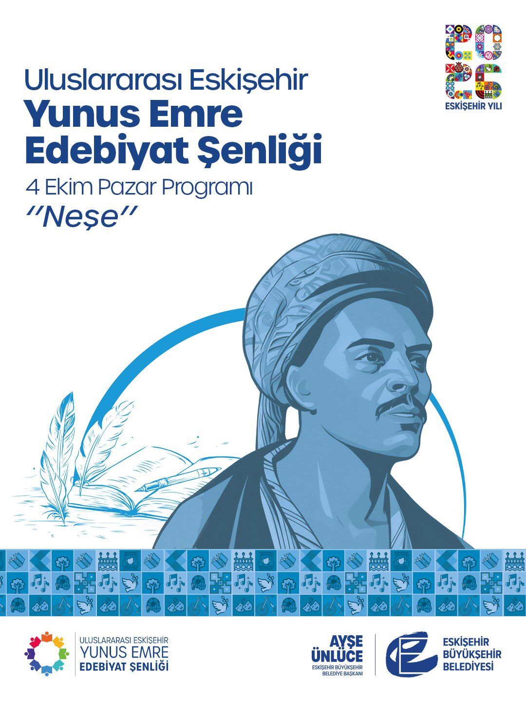 Yunus Emre Edebiyat Şenliği’nin son gününde “Neşe” var