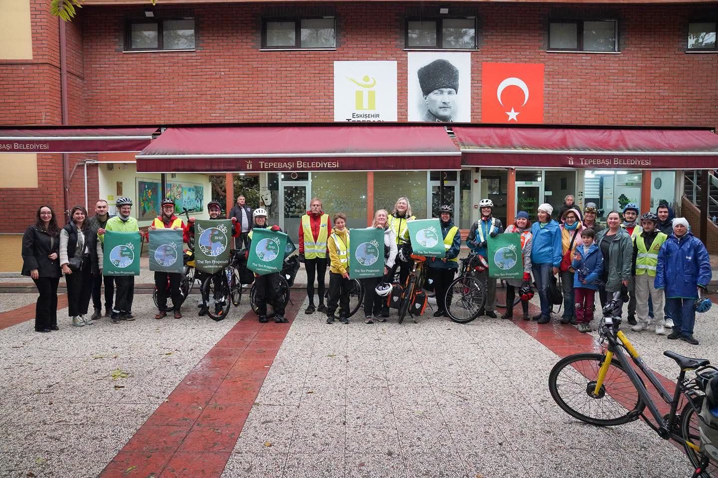 COP31 Bike Ride ekibi Eskişehir’e geldi